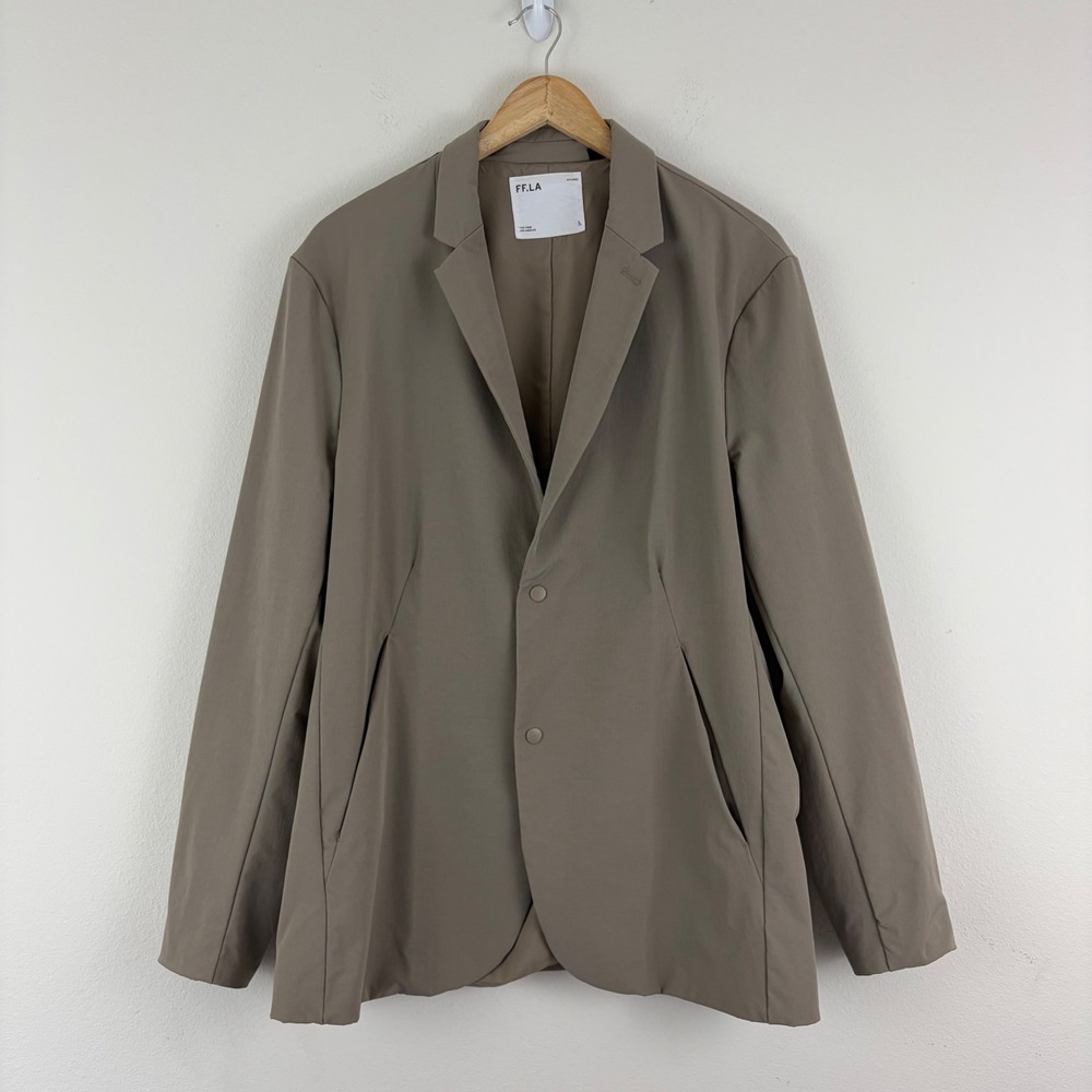 Five Four FF.LA Nomad Blazer Khaki Tan Mens Large Nylon Spandex 01H-06-501